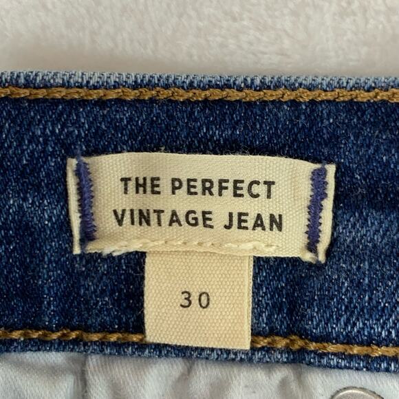 MADEWELL The Perfect Vintage Jean in Manorford Wash Instacozy Edition sz 30 EUC - Picture 6 of 12